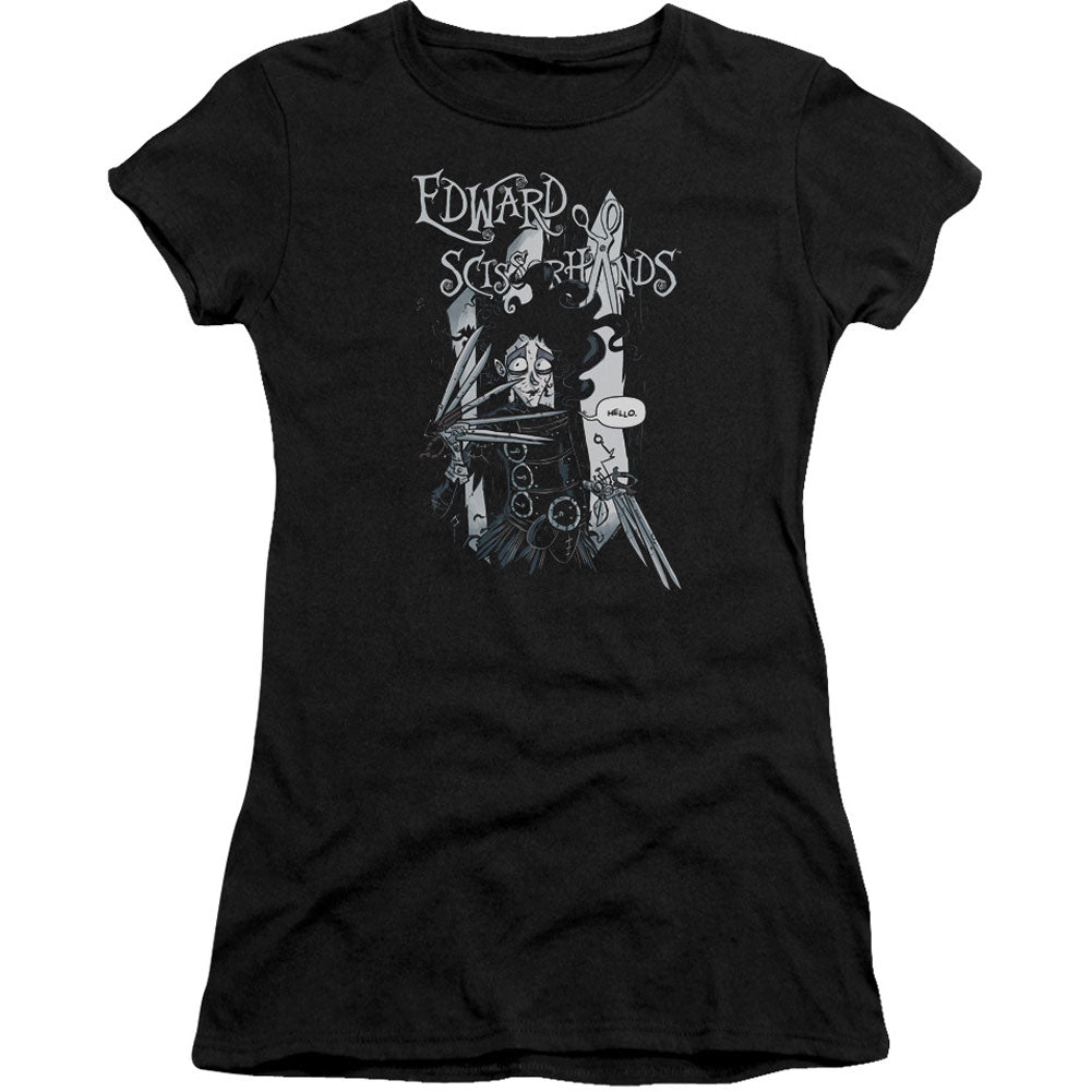 Hello Cap Sleeve Junior Top