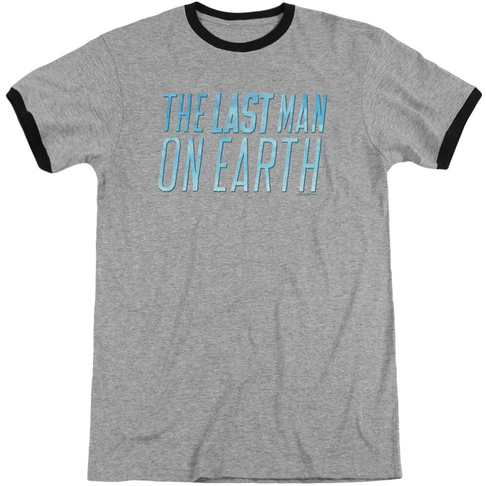 Last Man On Earth Logo Adult Ringer T-shirt