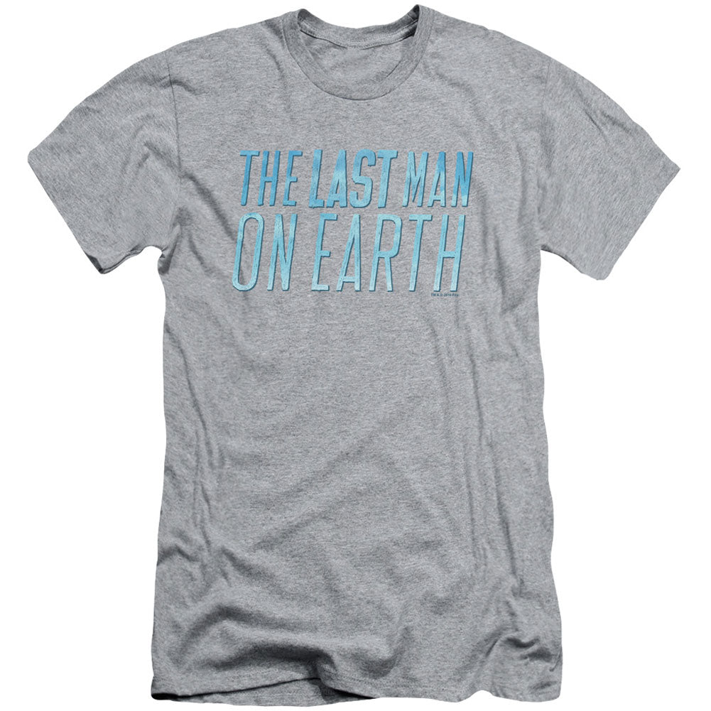 Last Man On Earth Logo Adult Slim Fit Slim Fit T-shirt