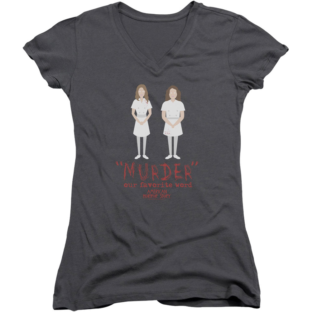 Murder V-Neck Junior Top