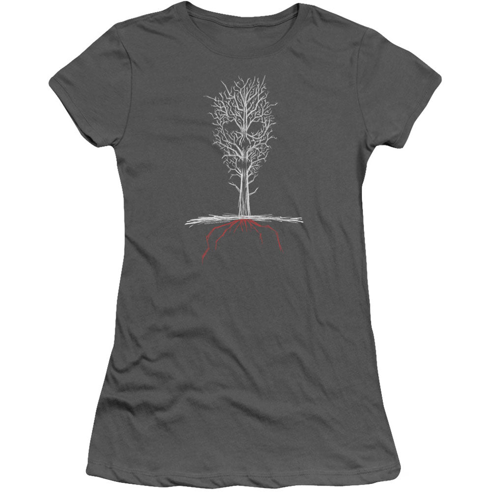 Scary Tree Cap Sleeve Junior Top