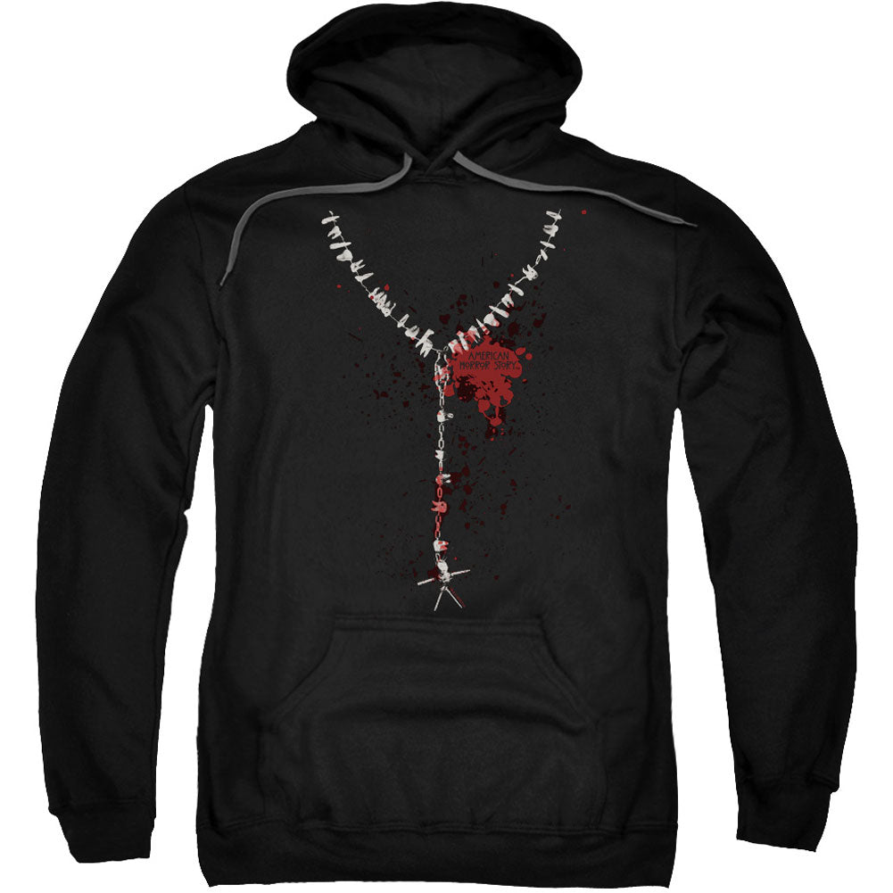 American Horror Story Necklace Adult 25% Poly Hooded Sweatshirt