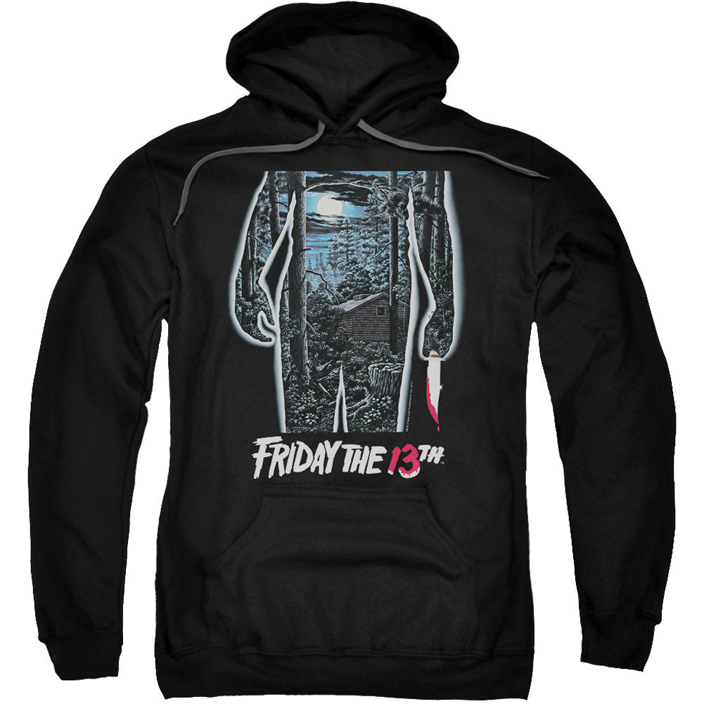Friday The 13th 13th Poster Adult 25% Poly Hooded Sweatshirt