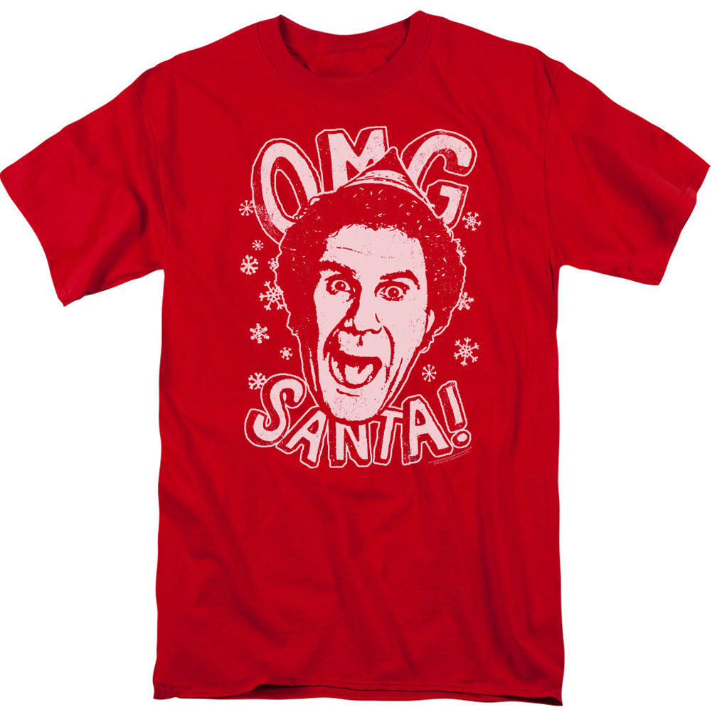 Elf Omg Santa Adult T-shirt