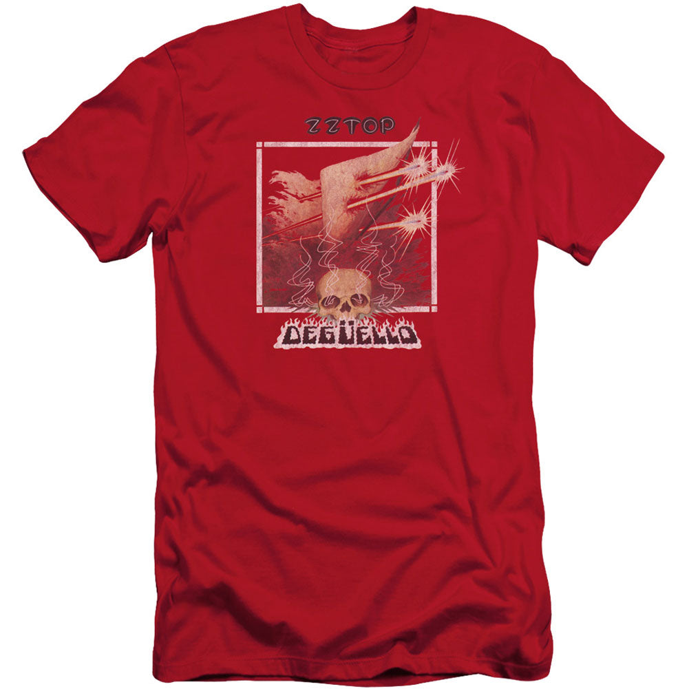 ZZ Top Deguello Cover Adult Slim Fit Slim Fit T-shirt