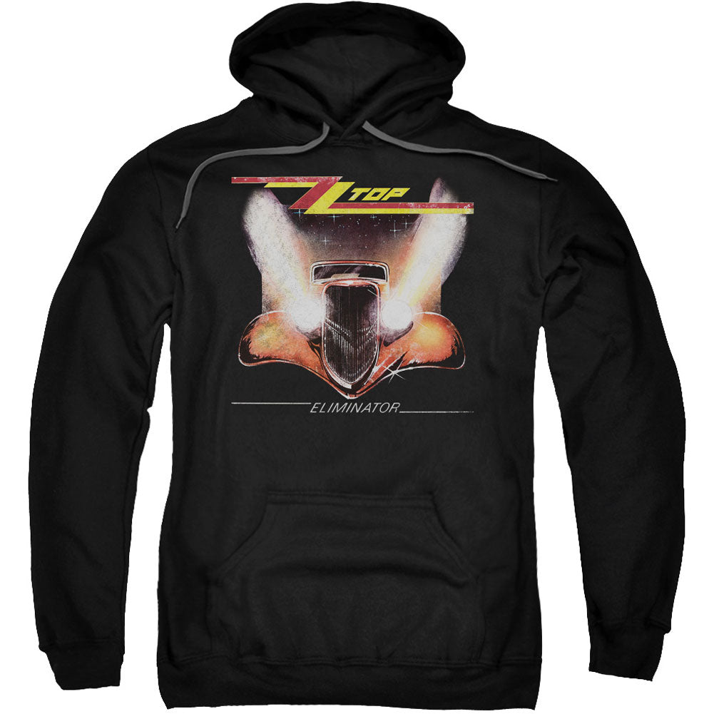 ZZ Top Eliminator Cover Adult 25% Poly Hooded Sweatshirt