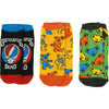 Steal Your Face And Pattern 3-Pack Novelty Ankle Socks Socks