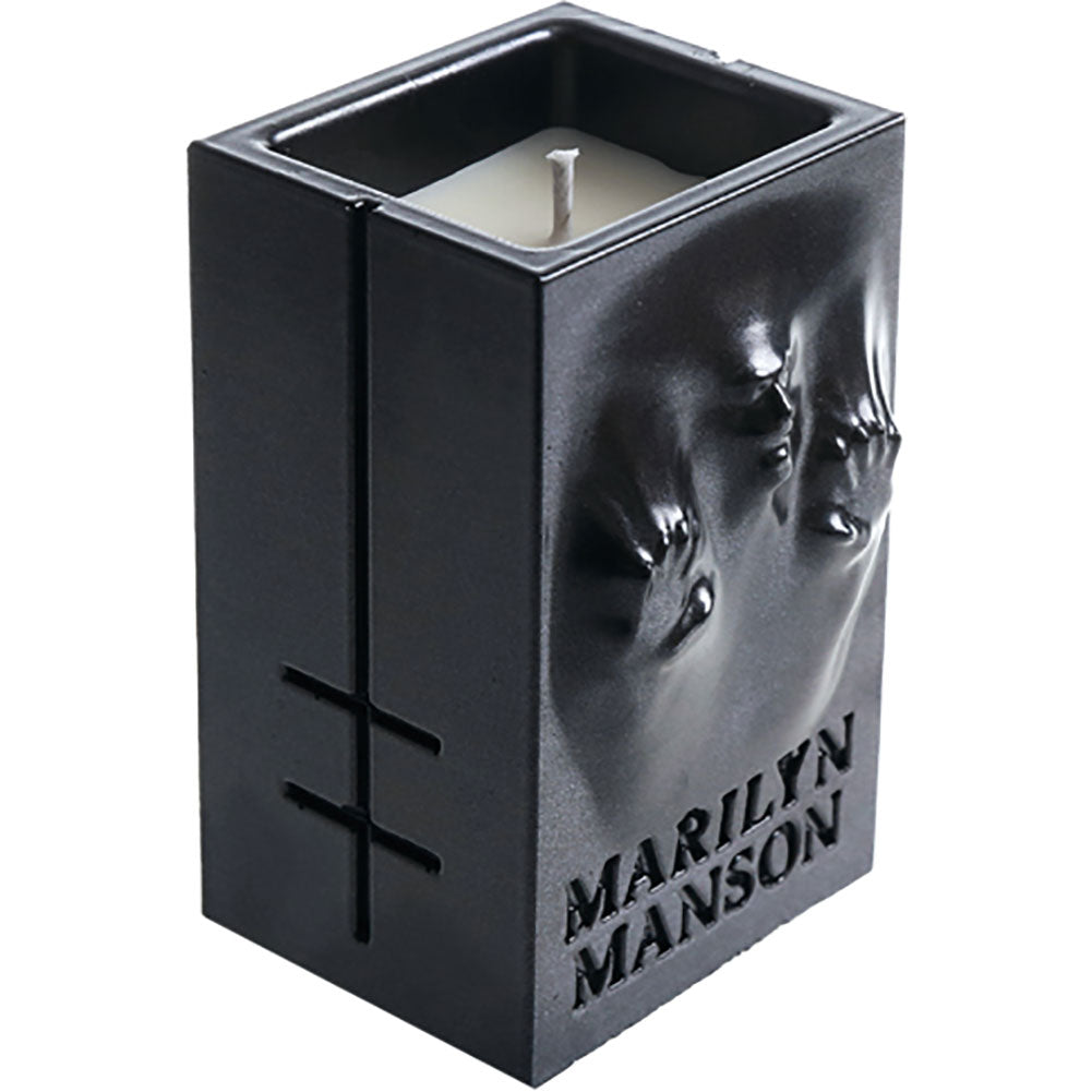 Marilyn Manson Metallic Black Candle Candle