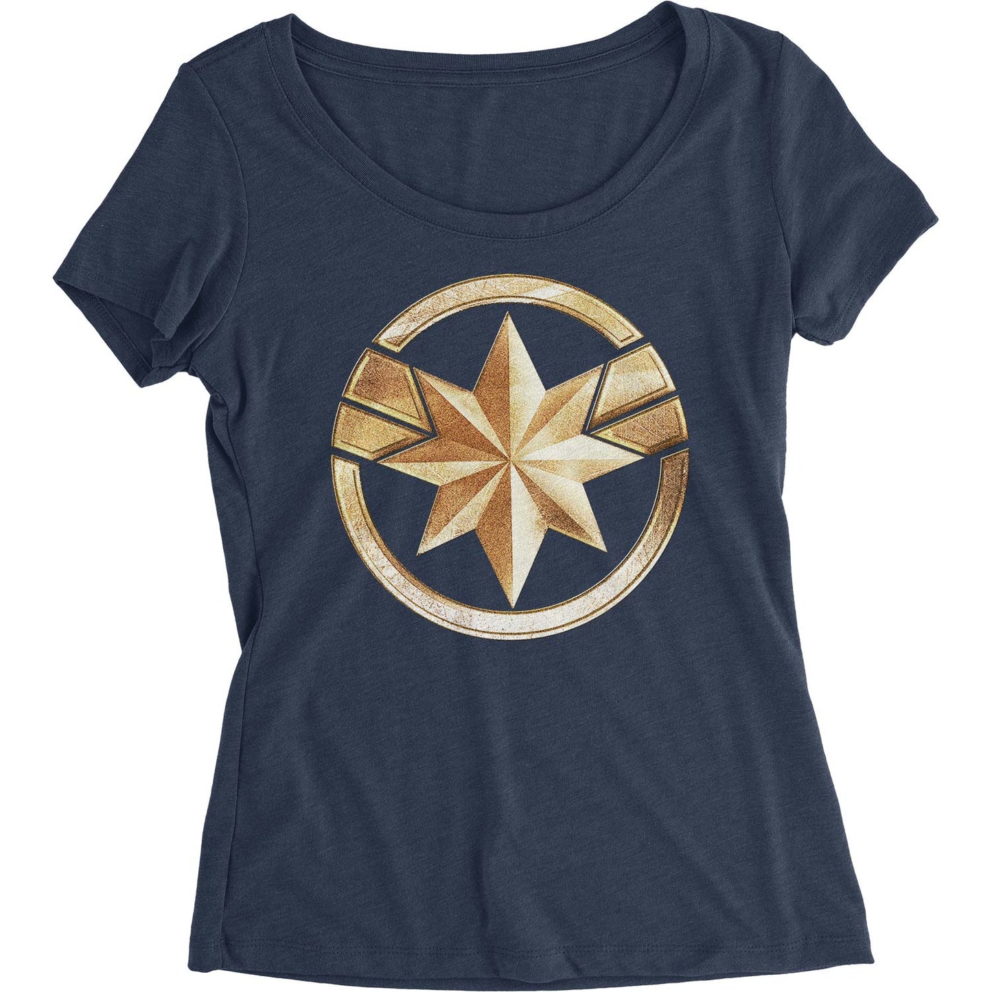 Badge Woman's Scoopneck Tee Junior Top