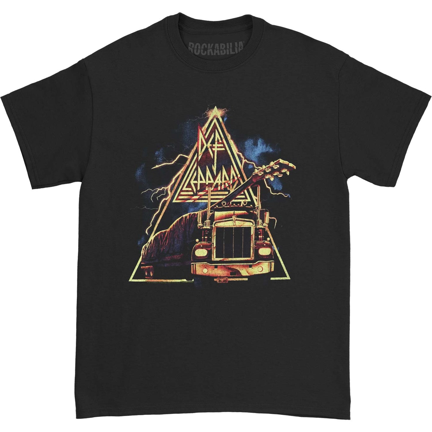 Def Leppard 18 Wheelin Guitar T-shirt