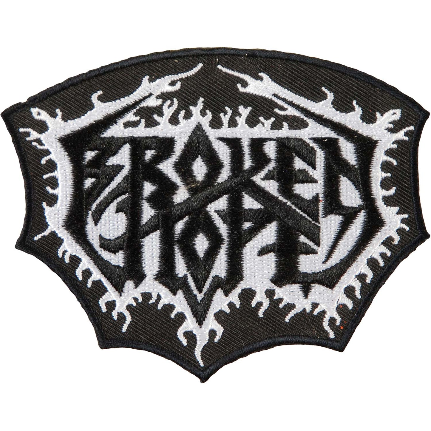 Die Cut Logo Embroidered Patch