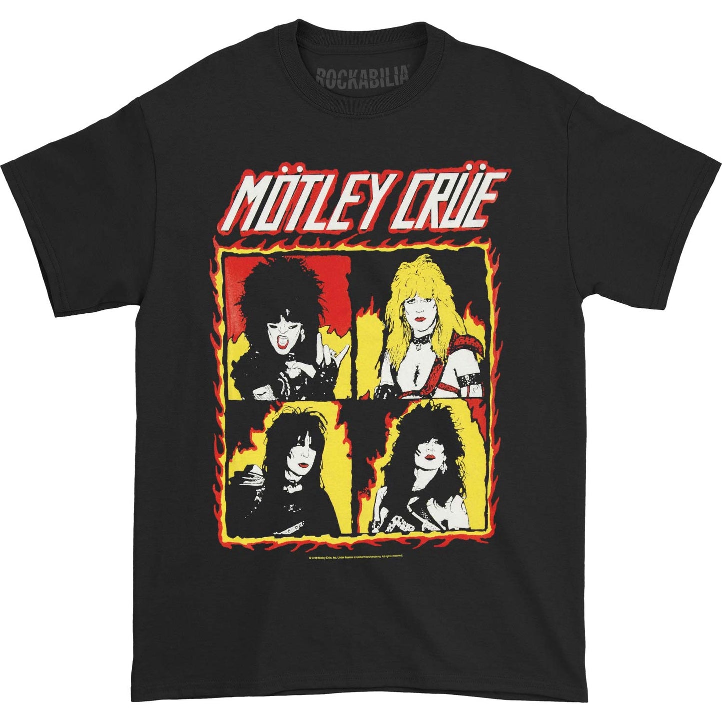 Motley Crue Flames T-shirt