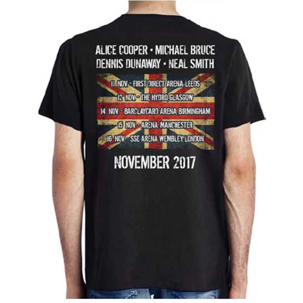 Alice Cooper UK Only Event (Nov 2017) (Ex Tour/Back Print) Slim Fit T-shirt