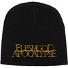 Embroidered Gold Logo Beanie