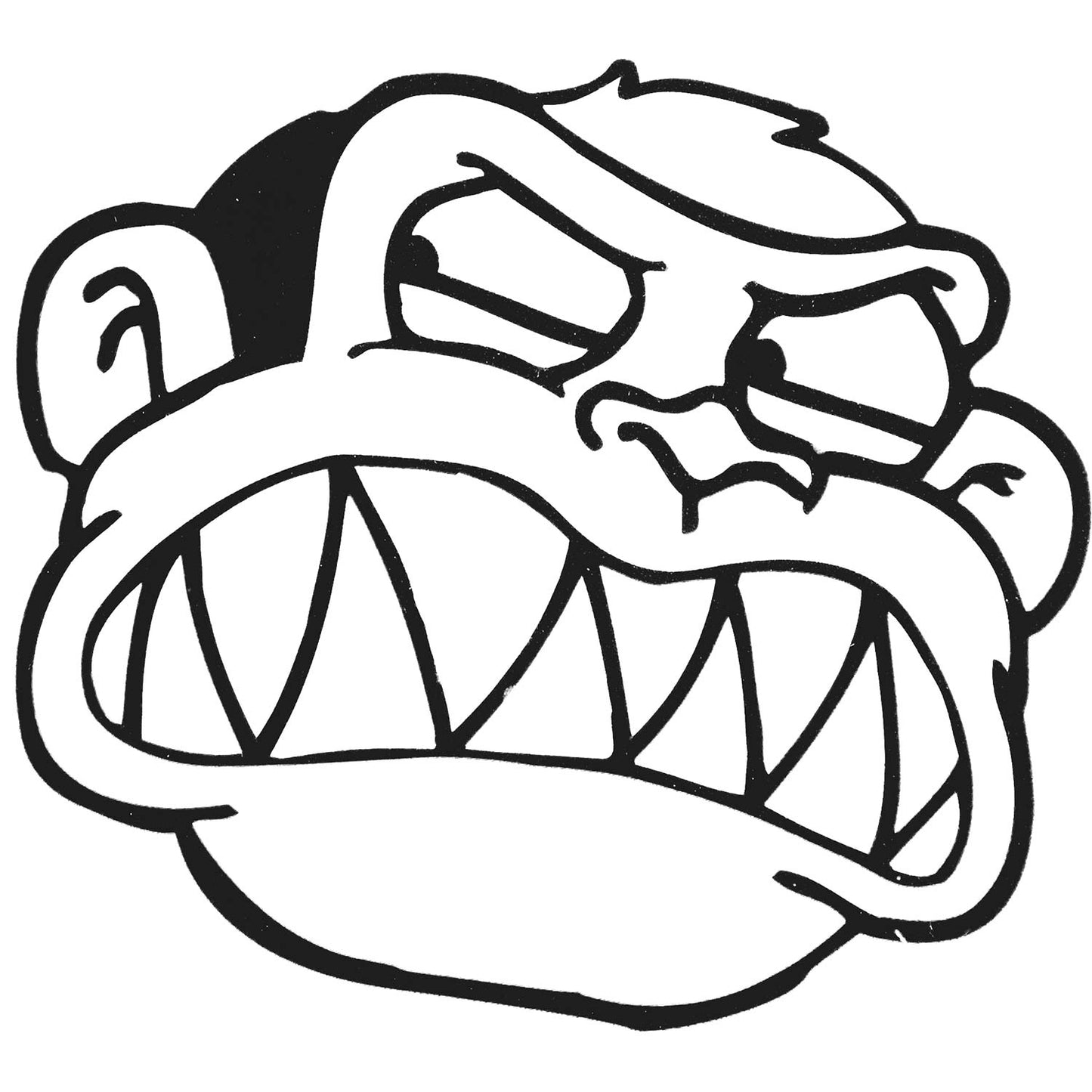 Family Guy Monkey Vinyl Cut (Black) Peel & Rub Sticker