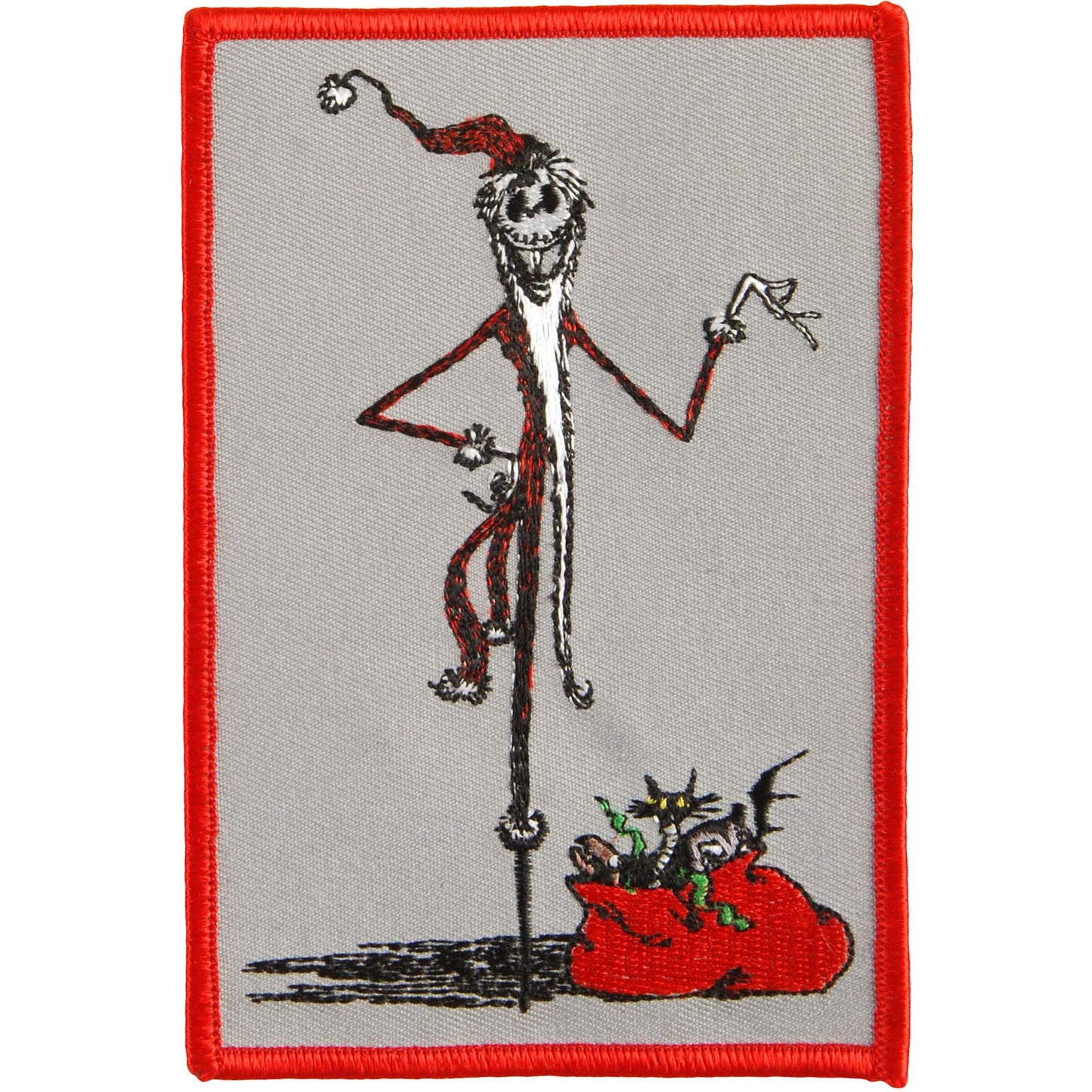 Nightmare Before Christmas Santa Jack Embroidered Patch