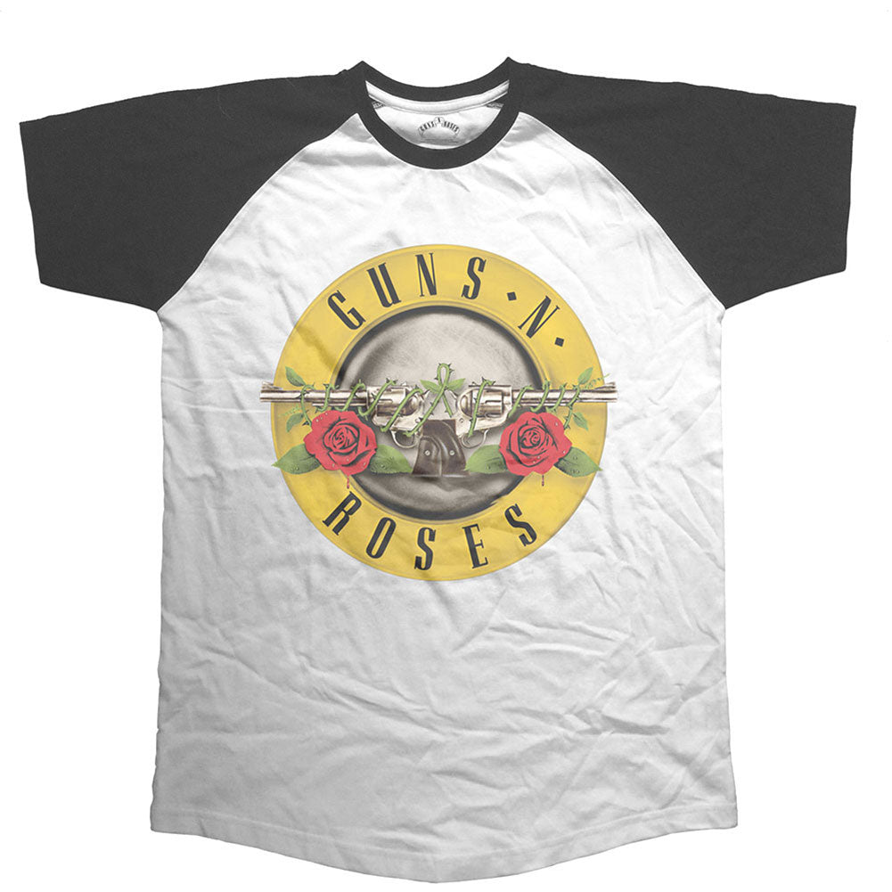 Guns N Roses Circle Logo Raglan Short Sleeve