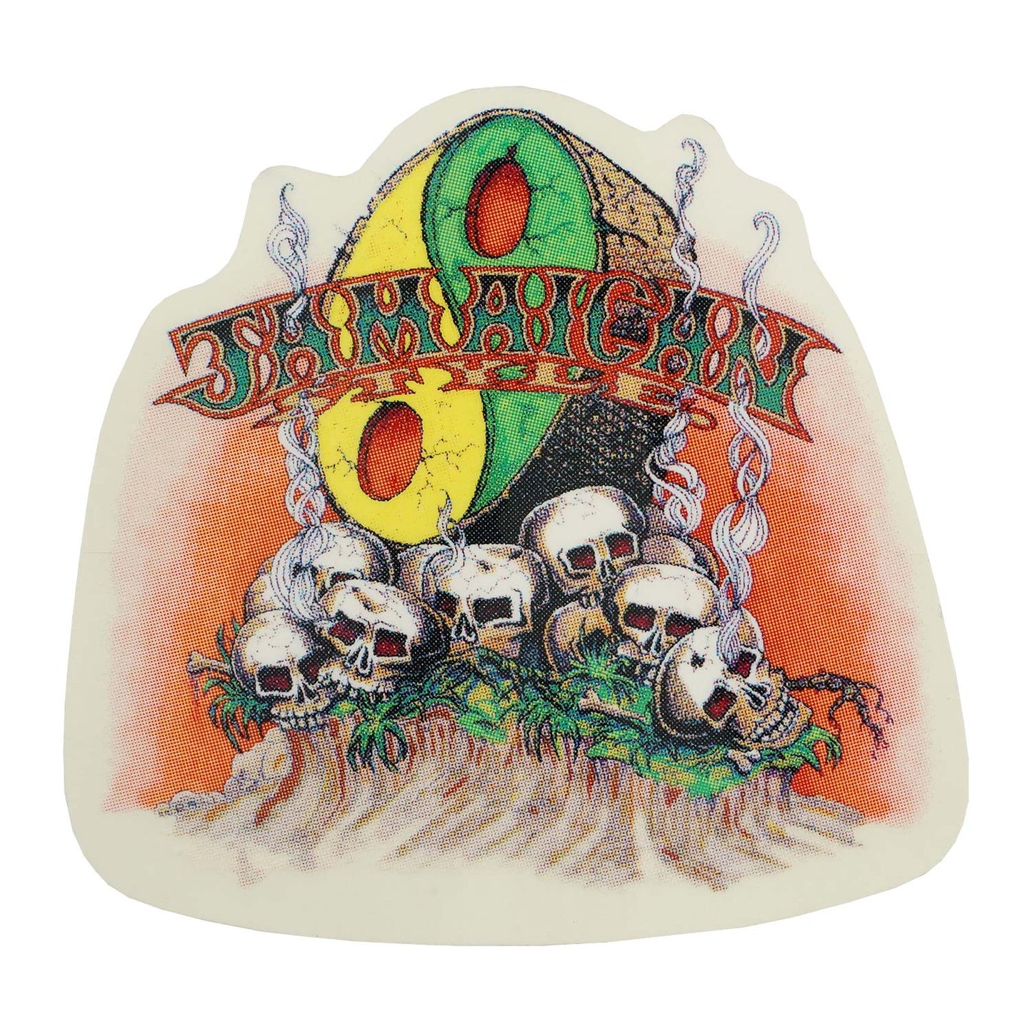 Jamaican Style - Yin Yang Sticker