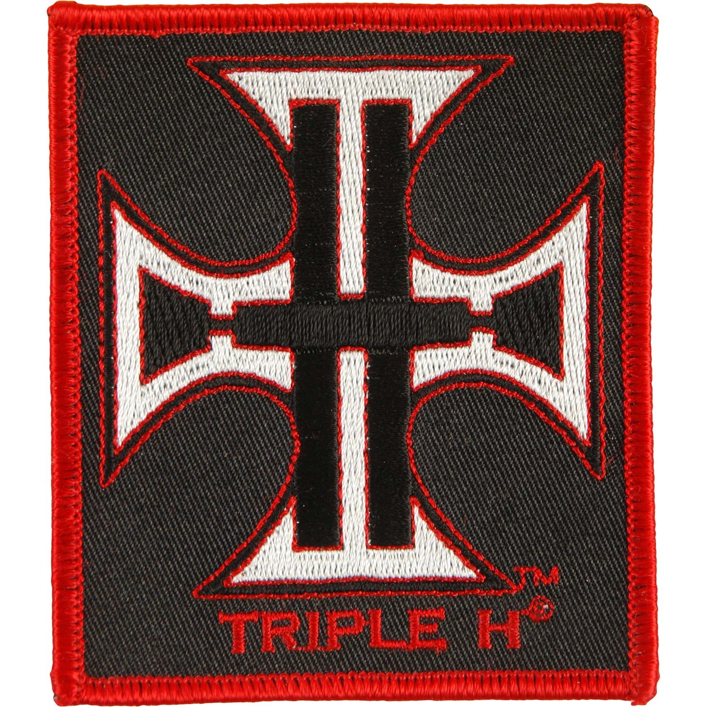 Triple H Embroidered Patch
