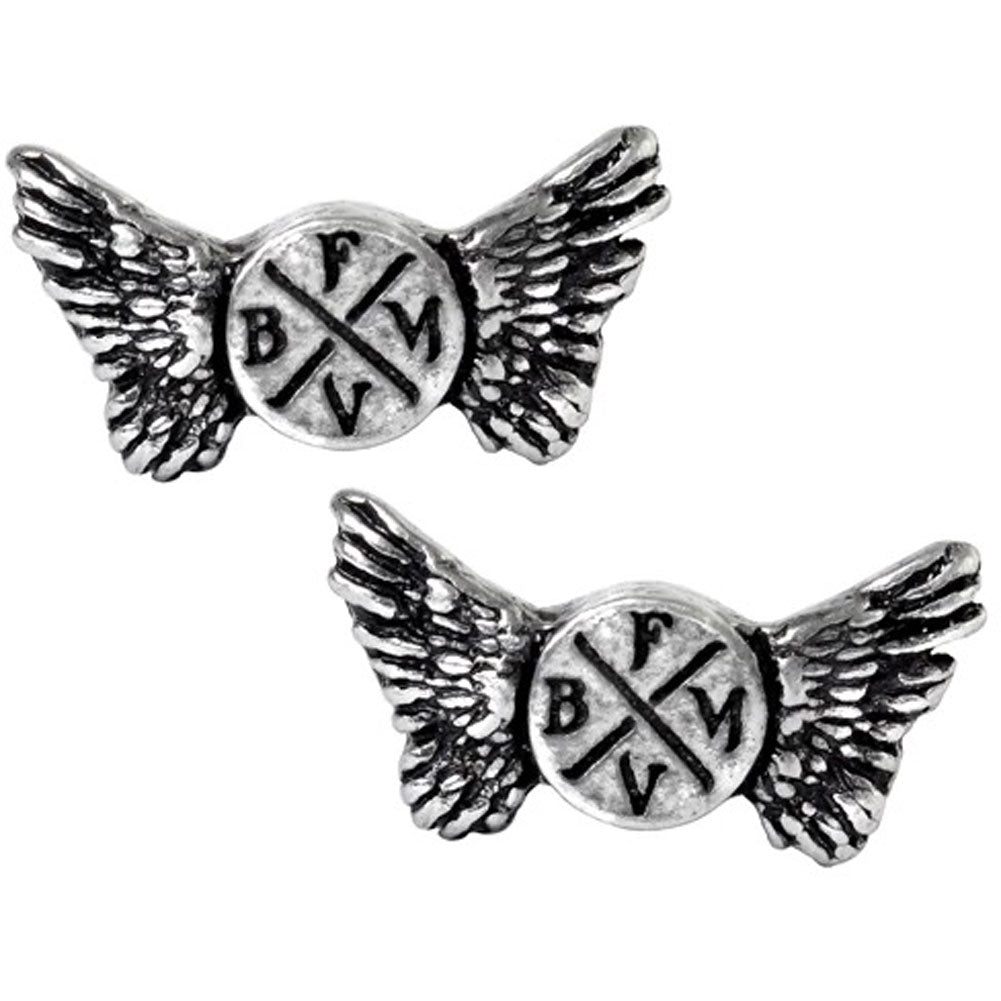 Bullet For My Valentine Wings Logo Studs Earrings