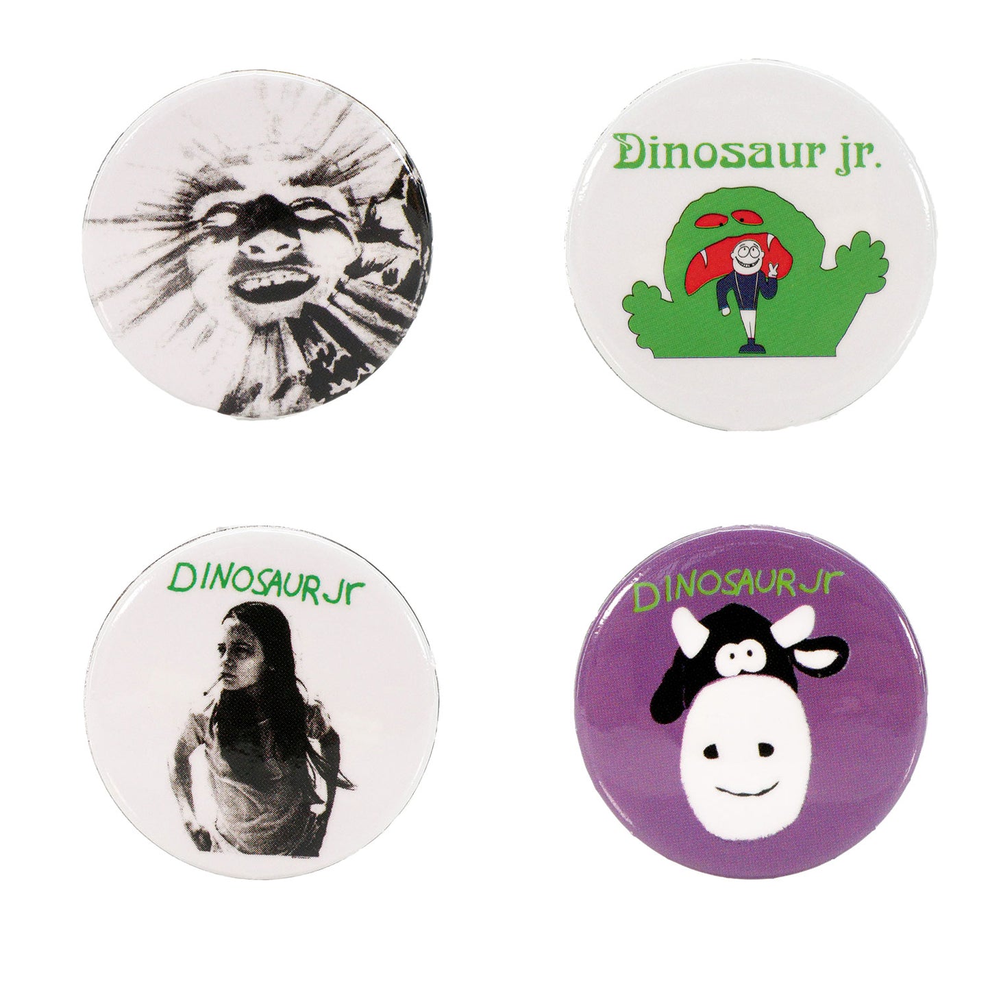 Dinosaur Jr 4 Button Pack Collector Items