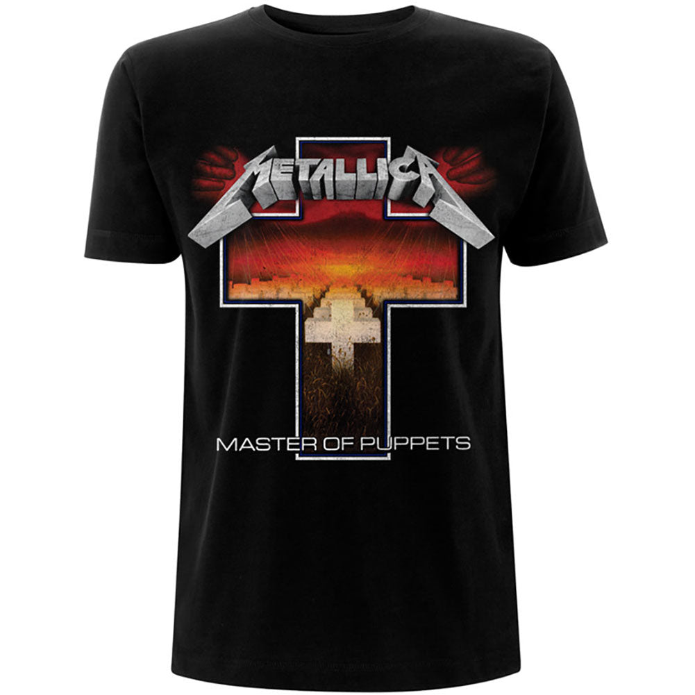 Metallica Master of Puppets Cross Slim Fit T-shirt 413990 Rockabilia Merch Store