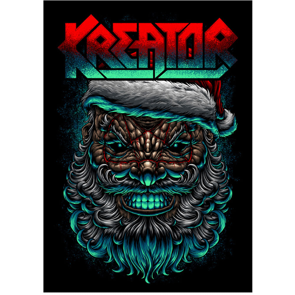 Kreator Santa Is Real Greeting Card