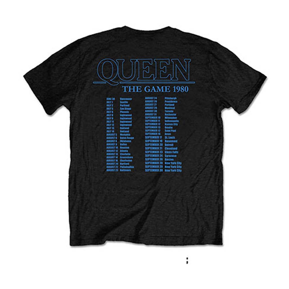 Queen The Game Tour (Back Print) Slim Fit T-shirt