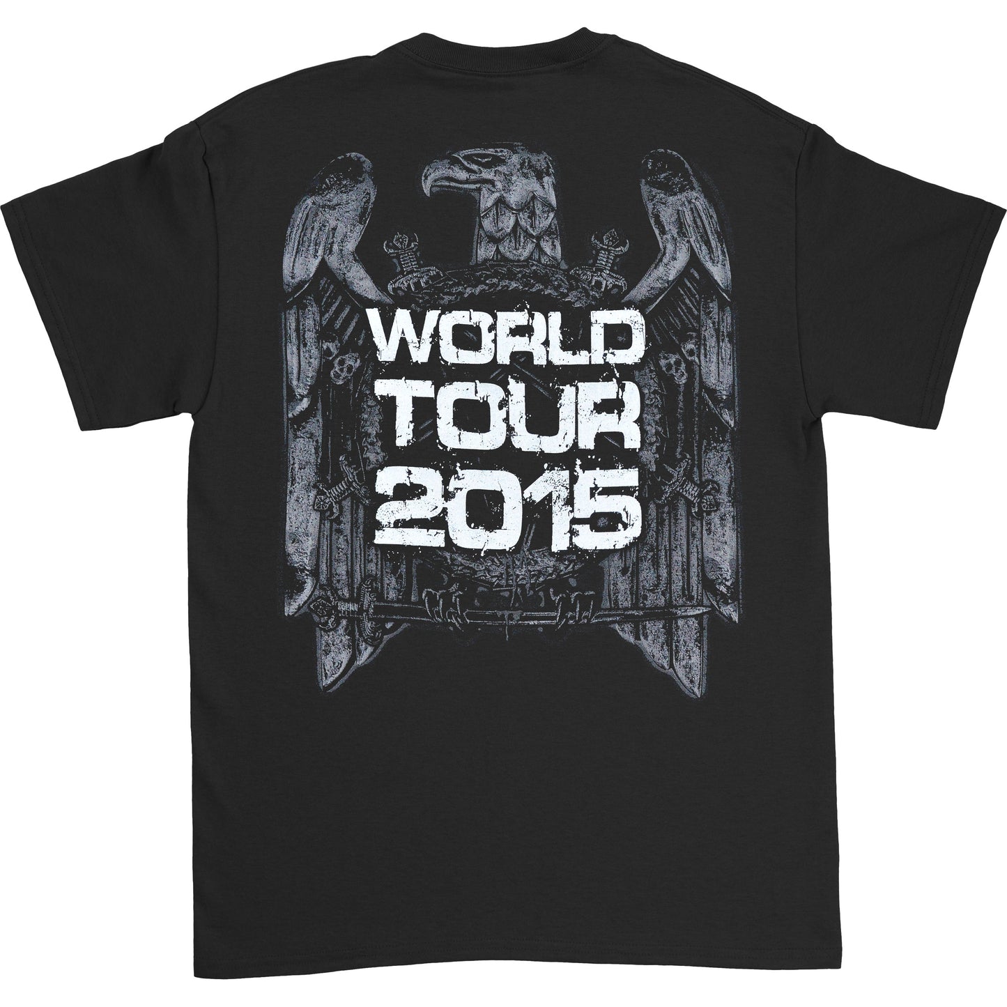 Slayer Nation 2014 Dates (Ex-Tour with Back Print) Slim Fit T-shirt