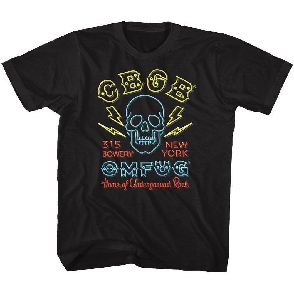 Cbgb Neon Sign Youth T-shirt