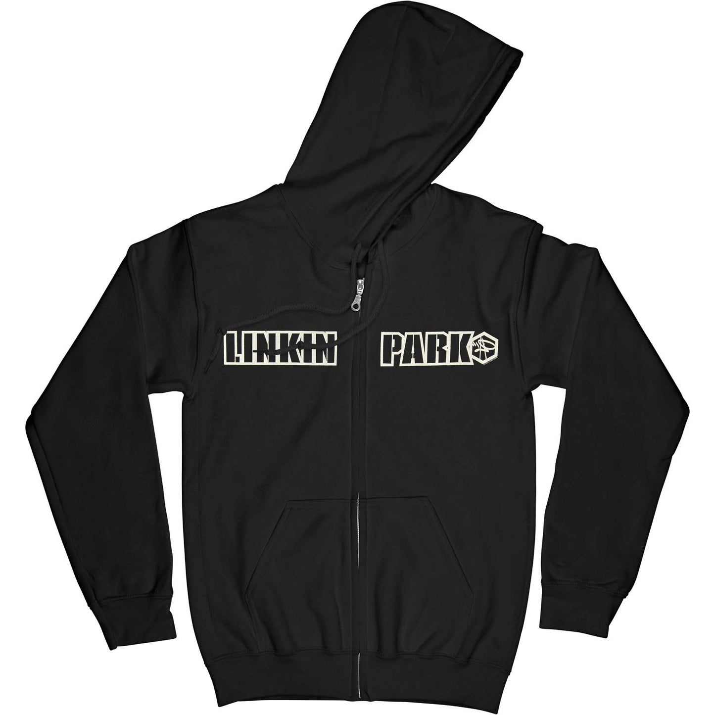 Linkin Park Zippered Hooded Sweatshirt