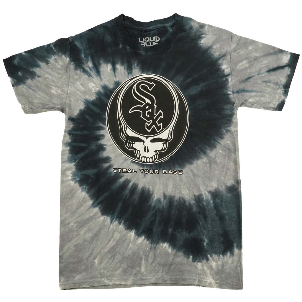 Grateful Dead Chicago White Sox Steal Your Base Tie Dye T-shirt 416273