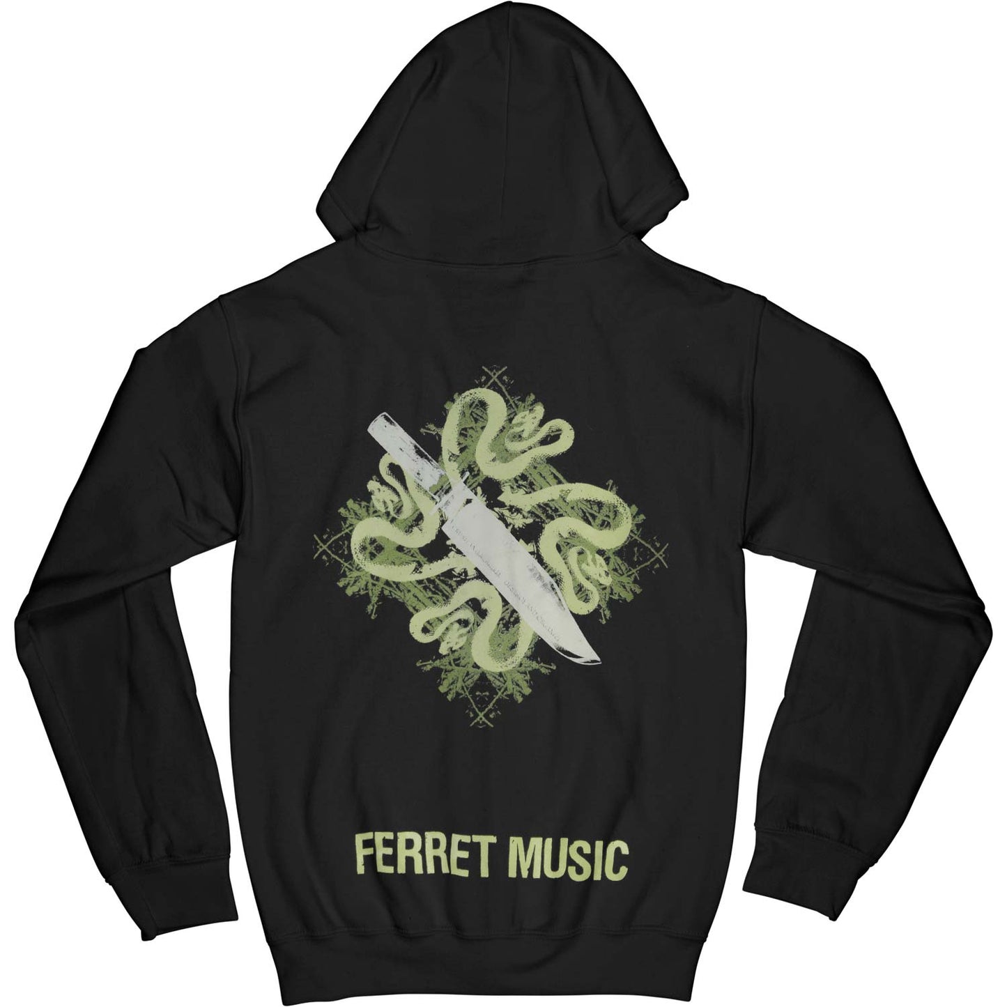 Zippered Hooded Sweatshirt