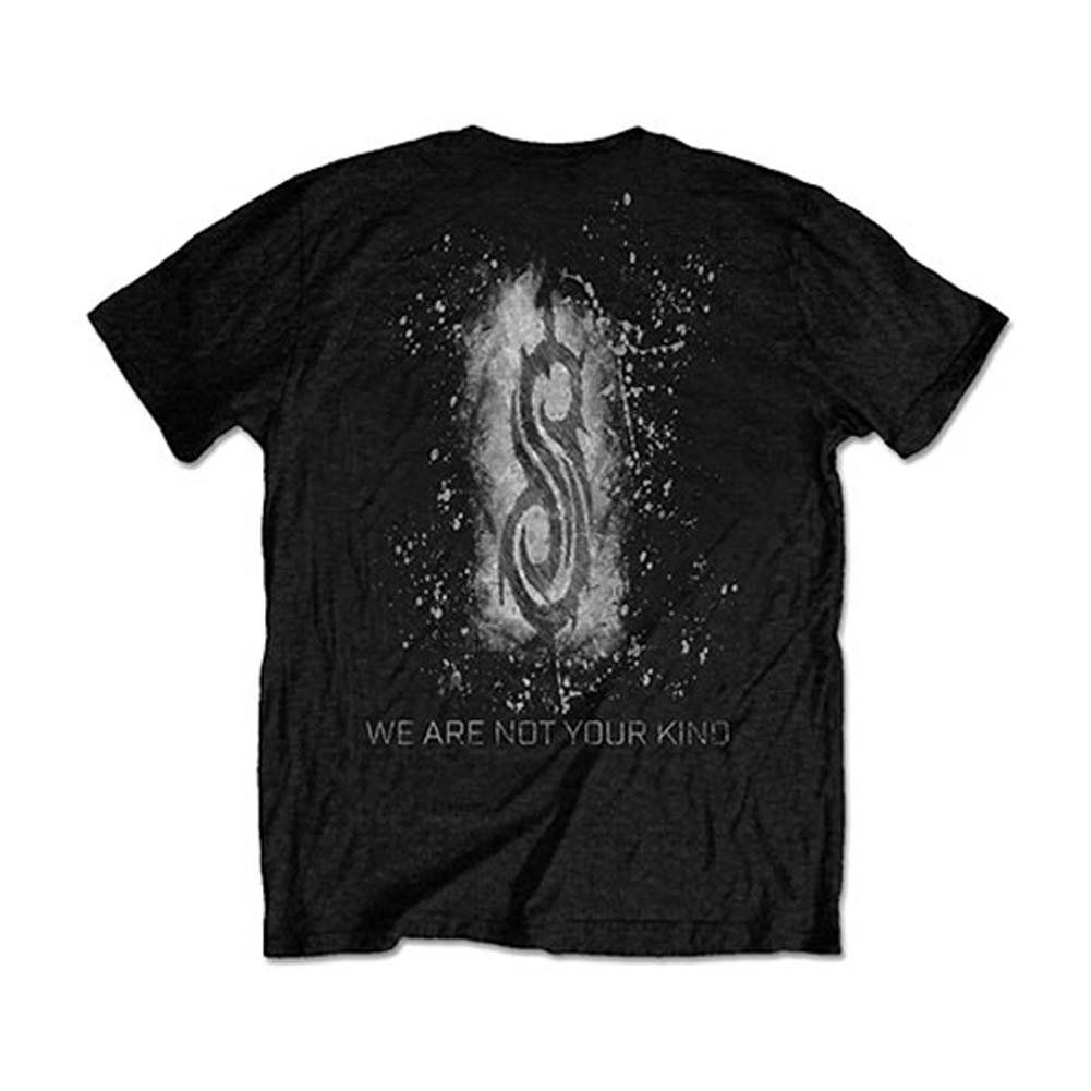 WANYK White Splatter (Back Print) Slim Fit T-shirt