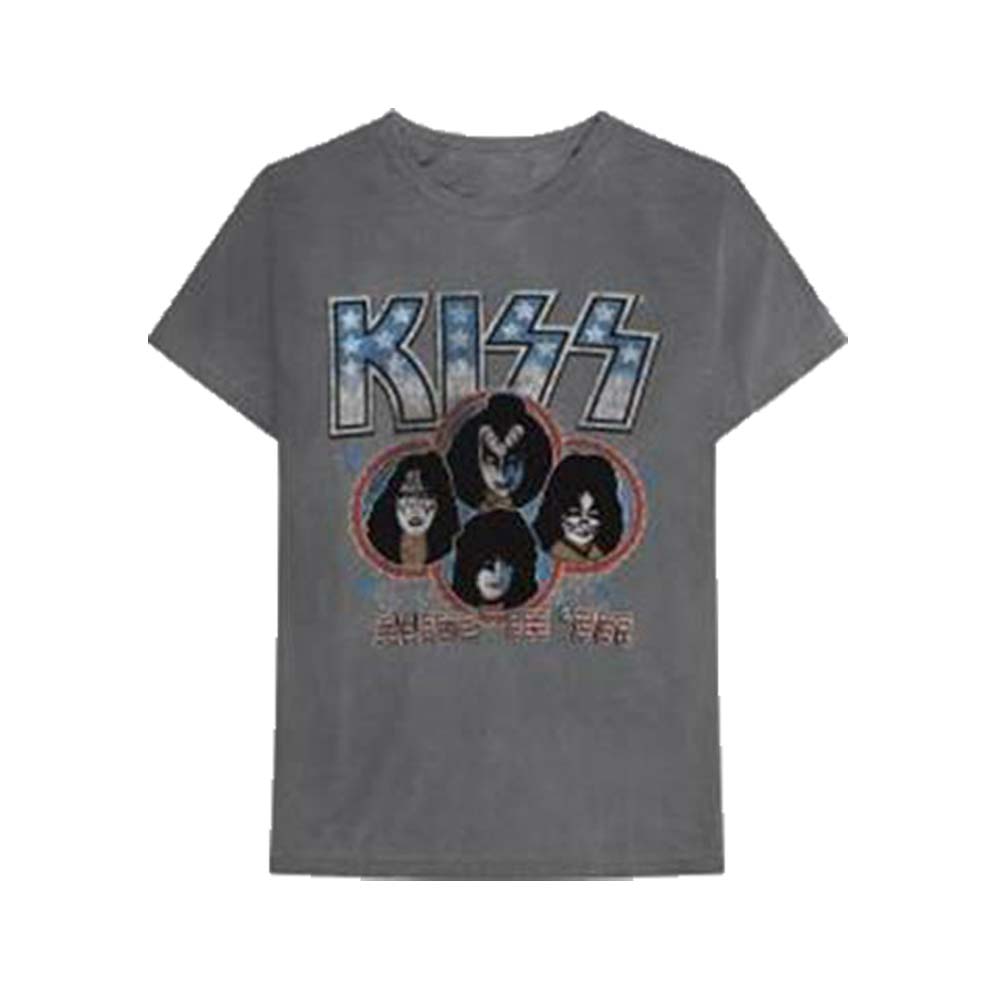 KISS Alive In 77 Enzyme Wash T-shirt