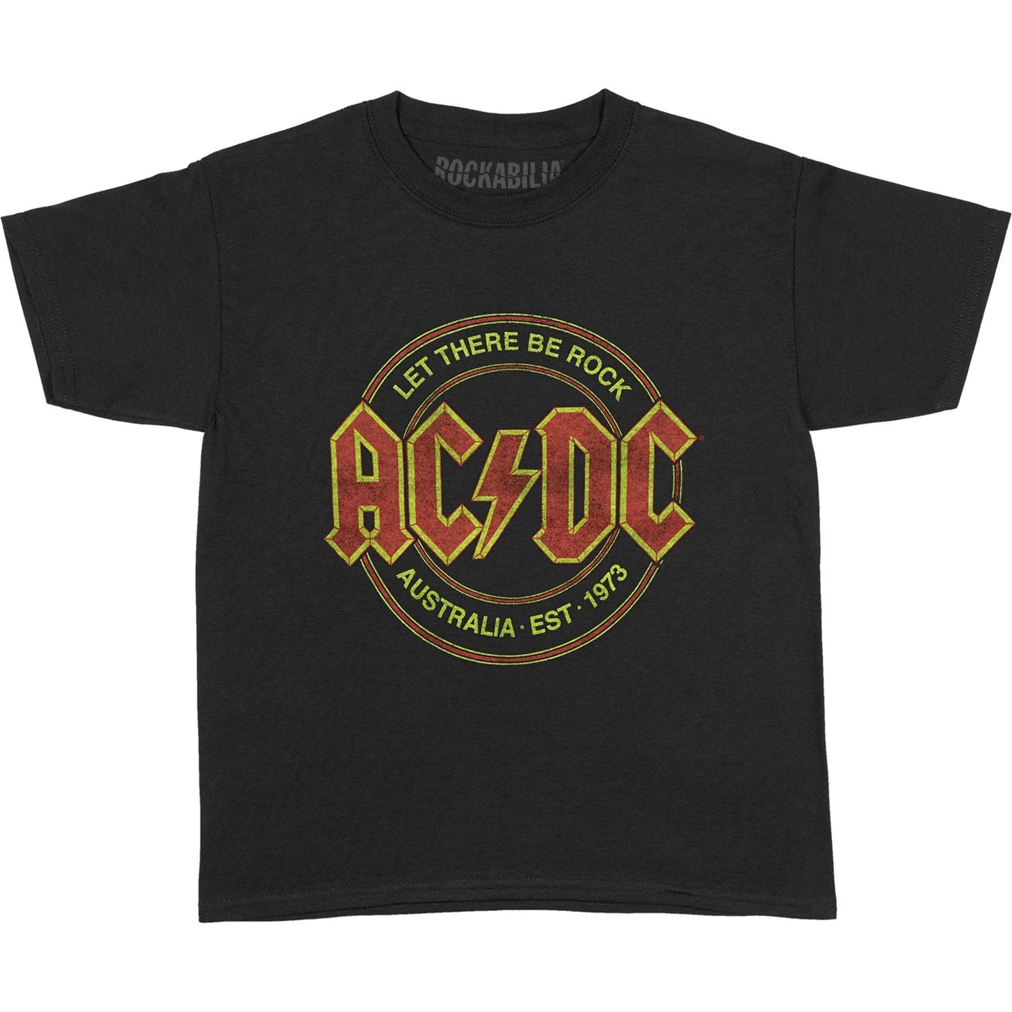 Let There Be Rock ACDC Badge Childrens T-shirt