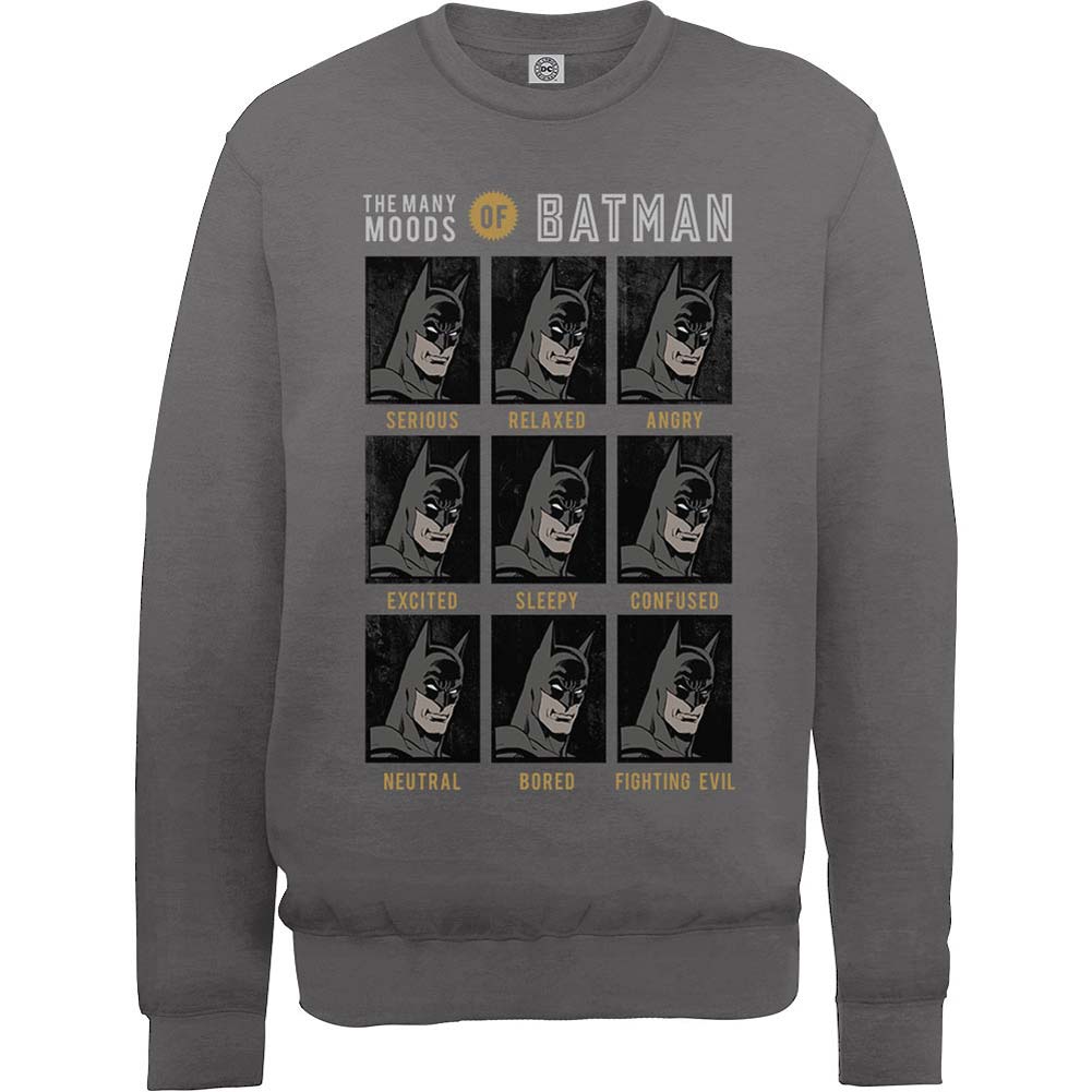 DC Comics The Many Moods of Batman Sweatshirt