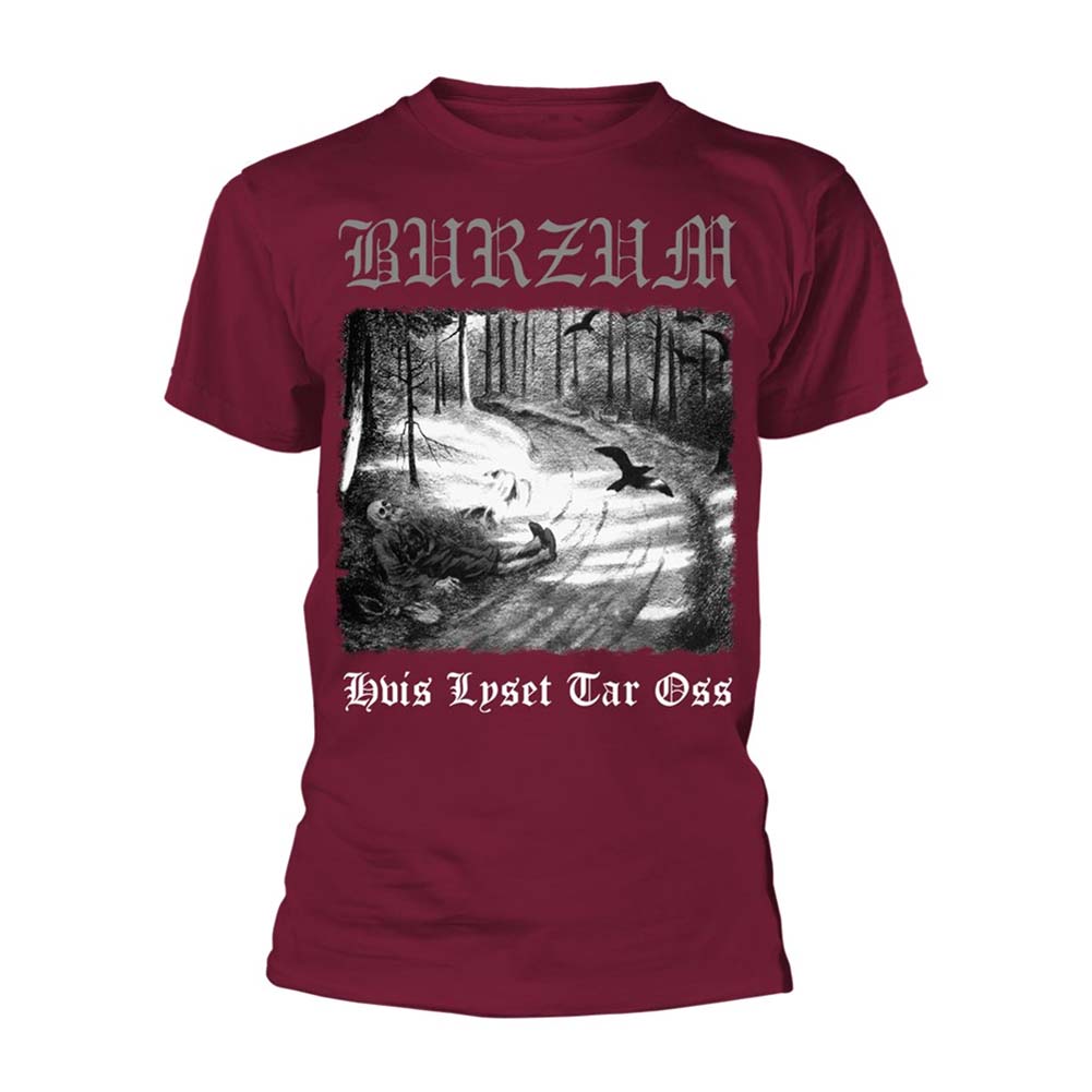 Burzum Hvis Lyset Tar Oss (maroon) T-shirt