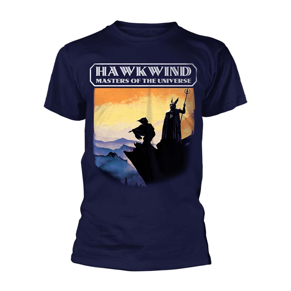 Hawkwind Masters Of The Universe (navy) T-shirt