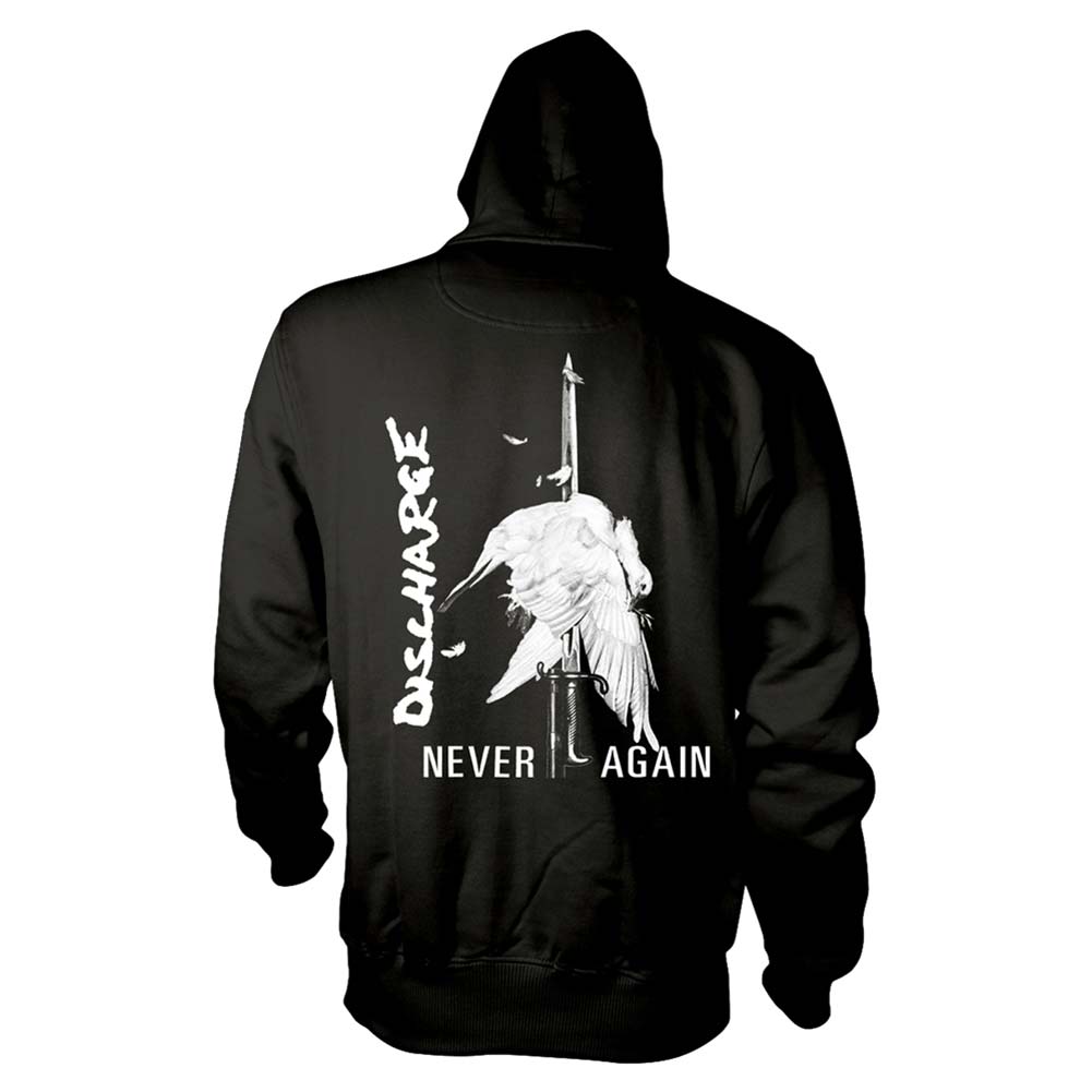 Discharge Never Again Hooded Sweatshirt