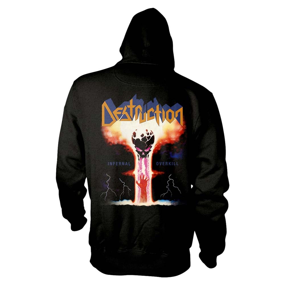 Destruction Infernal Overkill Zippered Hooded Sweatshirt