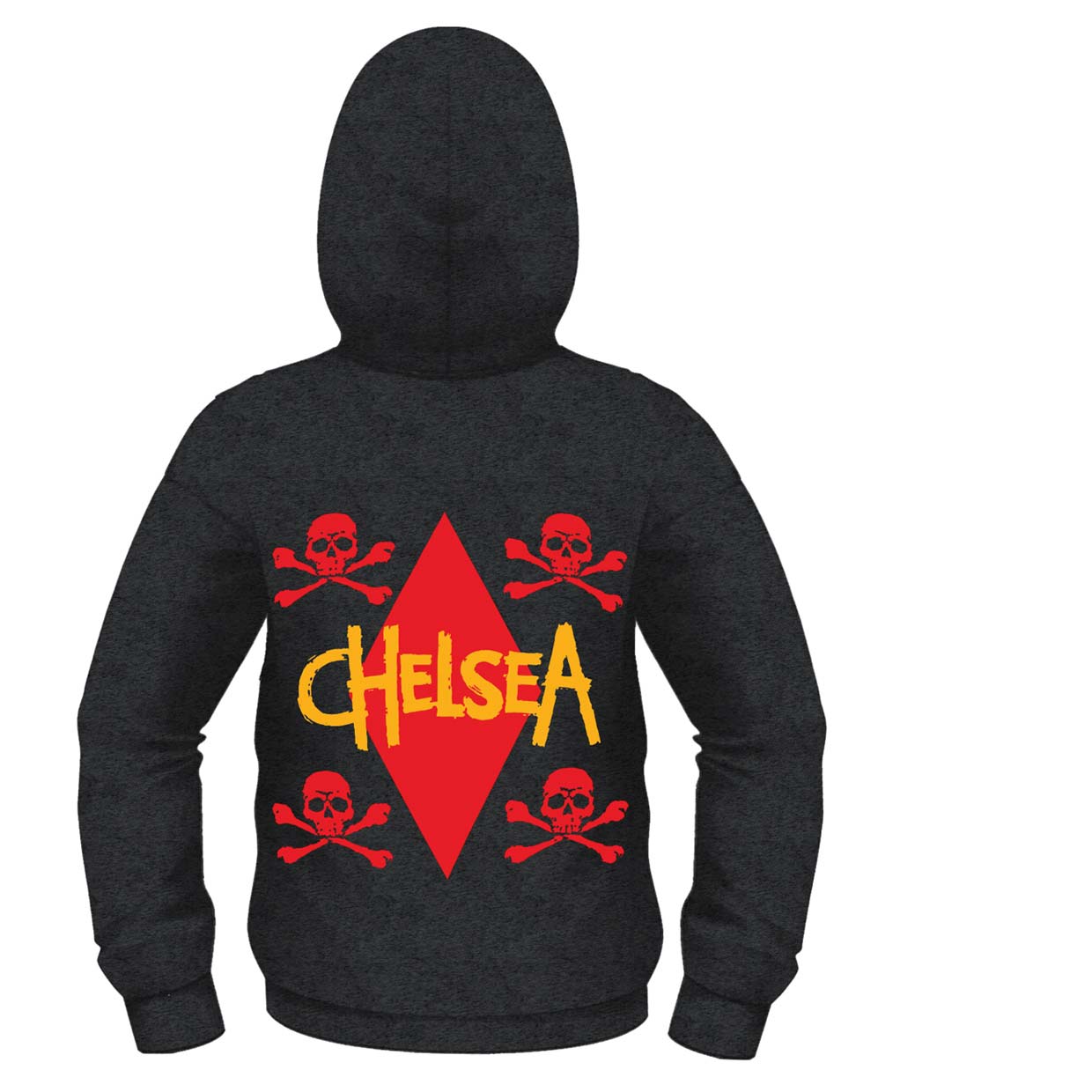 Chelsea Stand Out Zippered Hooded Sweatshirt