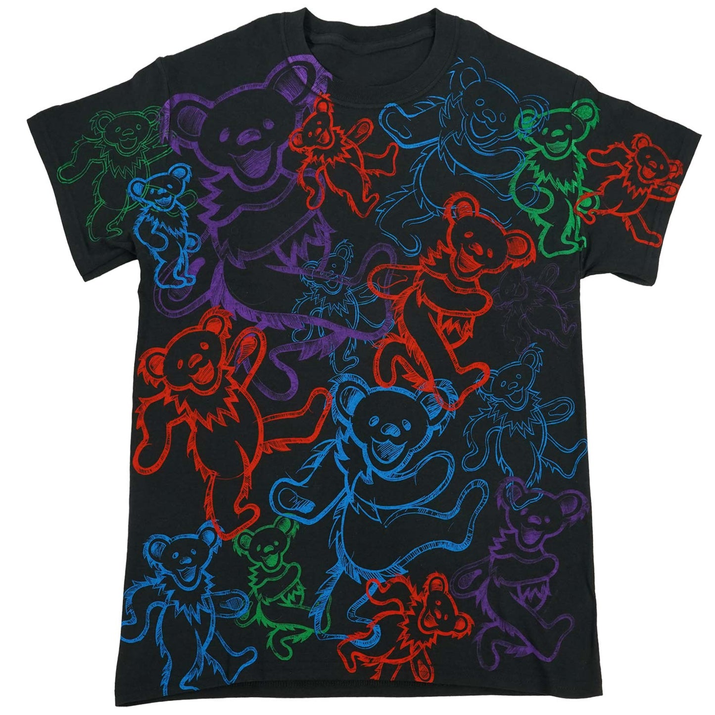 Grateful Dead Rainbow Bears T-shirt