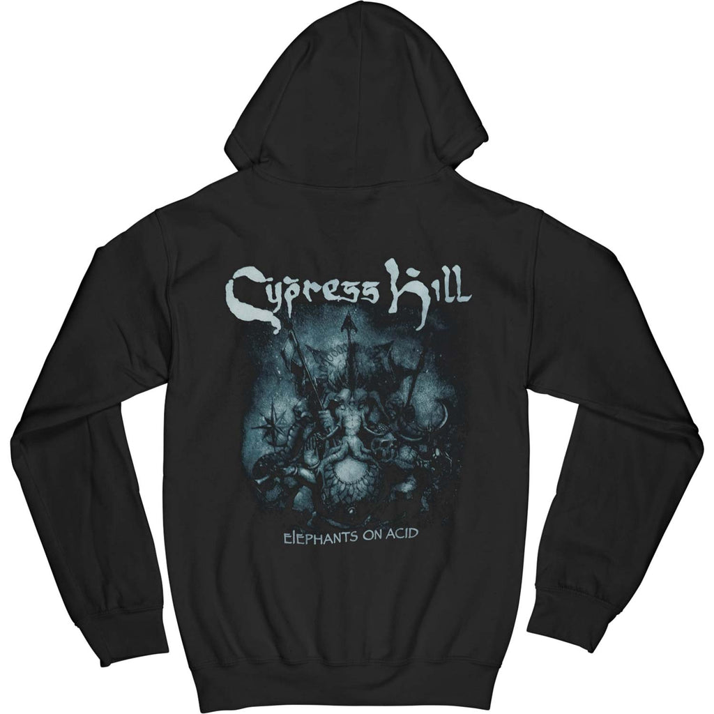 Cypress Hill Elephants On Acid Zippered Hooded Sweatshirt 420654