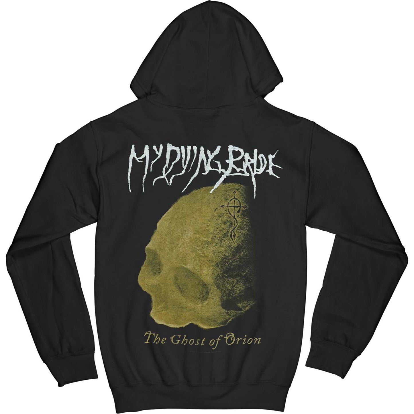 My Dying Bride The Ghost Of Orion Skull Zippered Hooded Sweatshirt