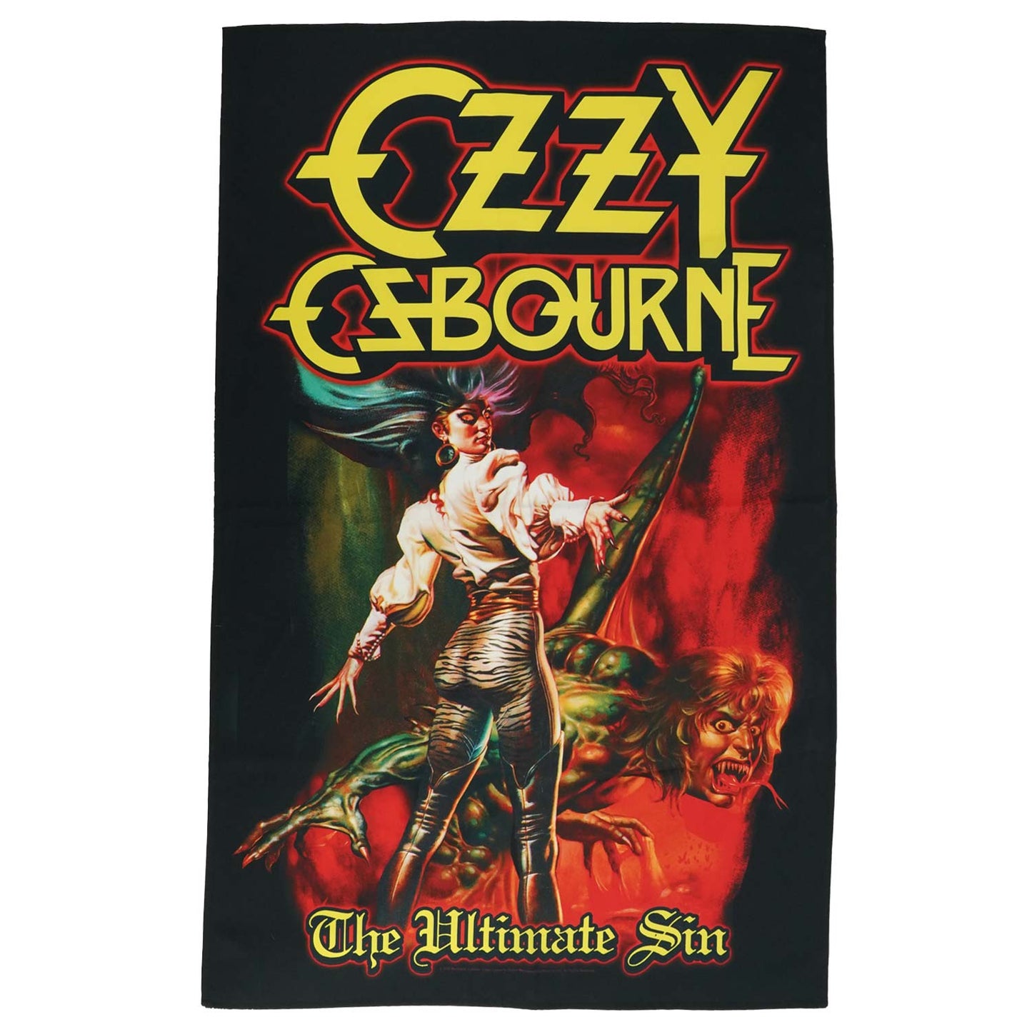 Ozzy Osbourne Ultimate Sin Poster Flag