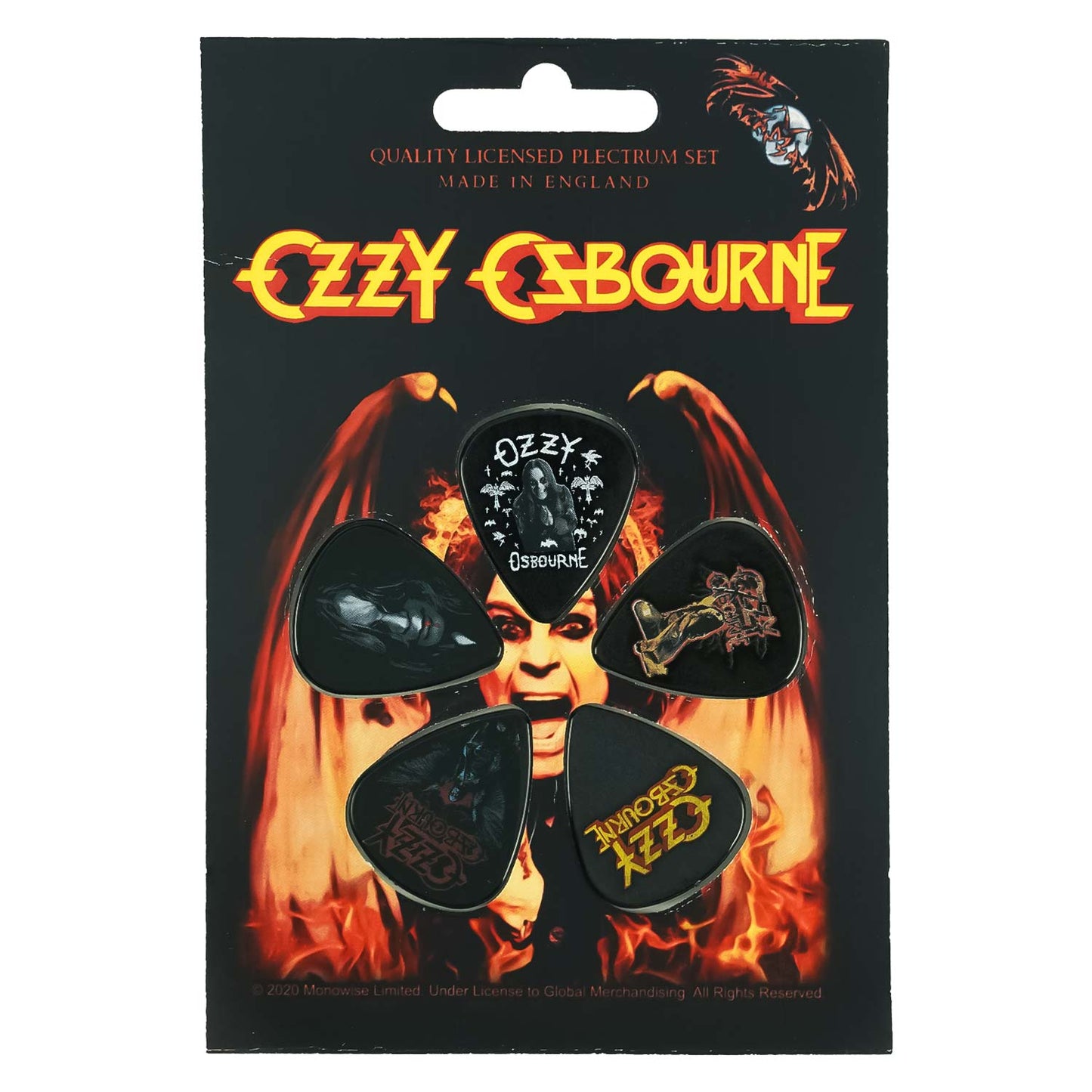 Ozzy Osbourne Classic Logo Guitar Pick