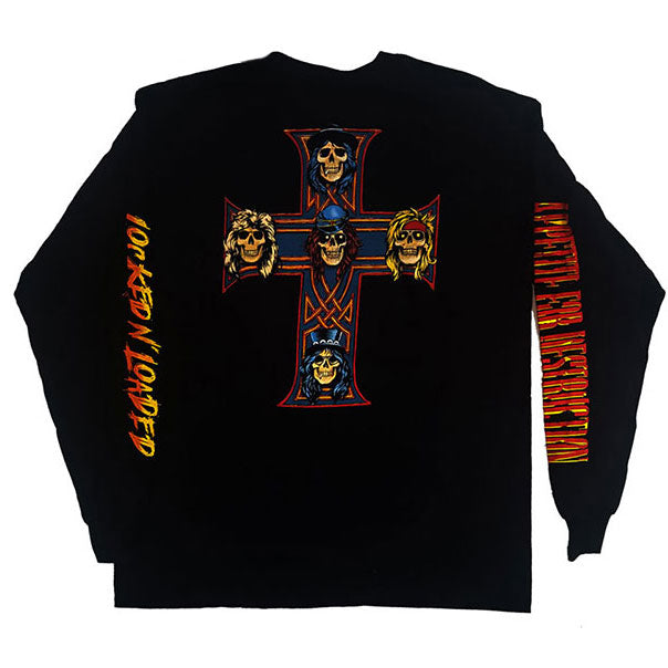 Guns N Roses Appetite For Destruction (Ex-Tour/Back Print) Long Sleeve