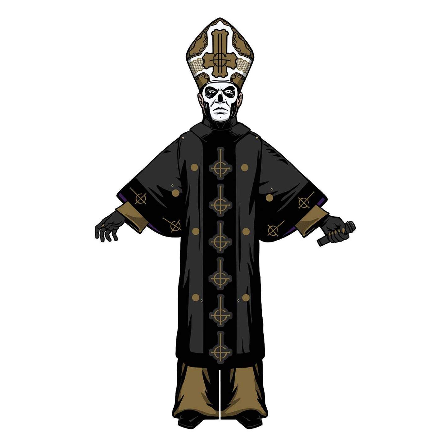 Ghost Papa Emeritus III Paper People by Super7 Halloween Decoration