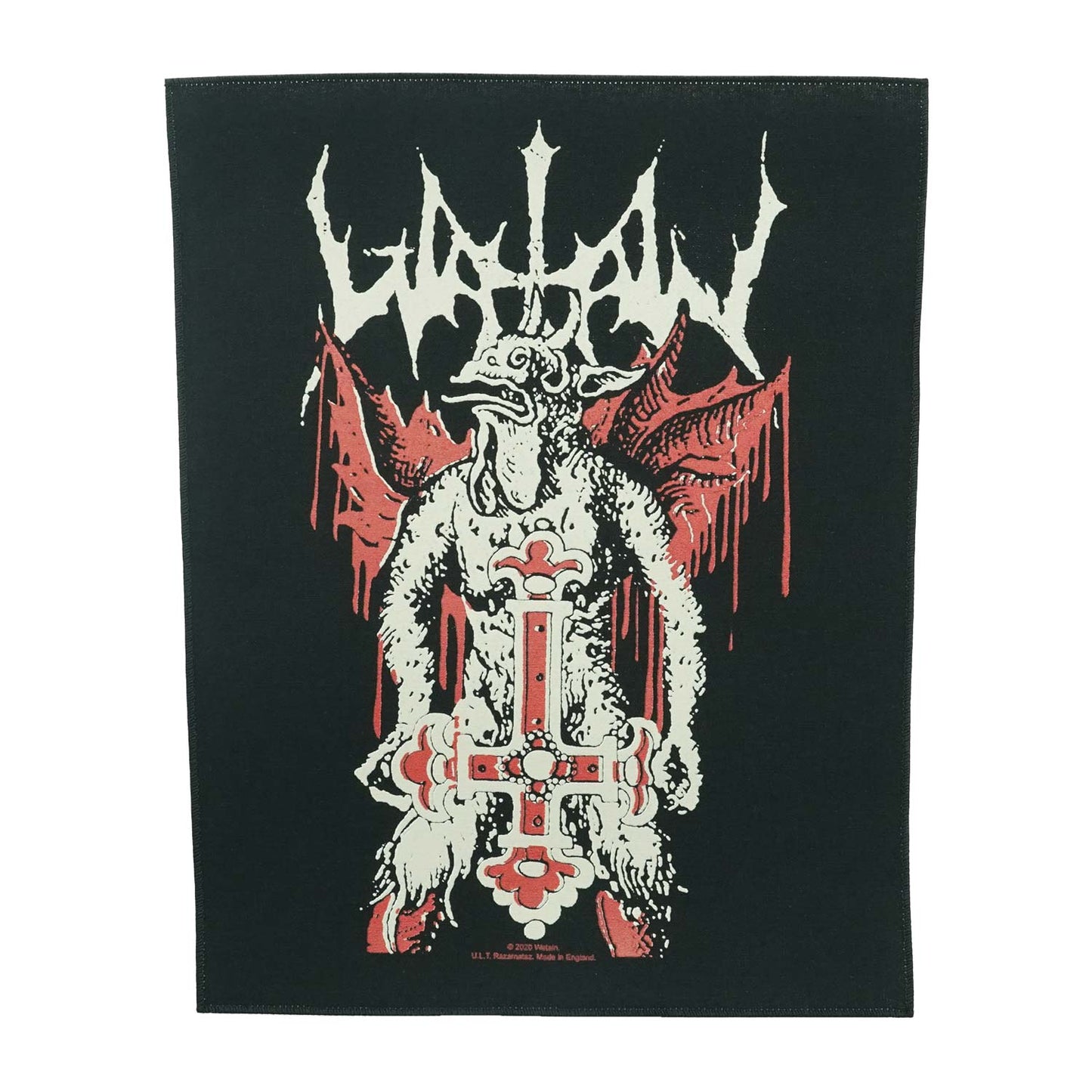 Watain Inverted Cross Back Patch